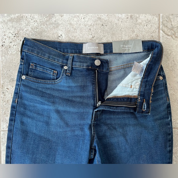 Everlane NWT The Mid-Rise Clean Front Skinny Stretch Jean in Mild Blue, 29R - Picture 7 of 9